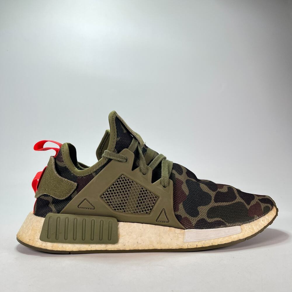 adidas NMD_XR1 Olive Duck Camo Casual Lifestyle Sneakers BA7232 Men's Size 11.5